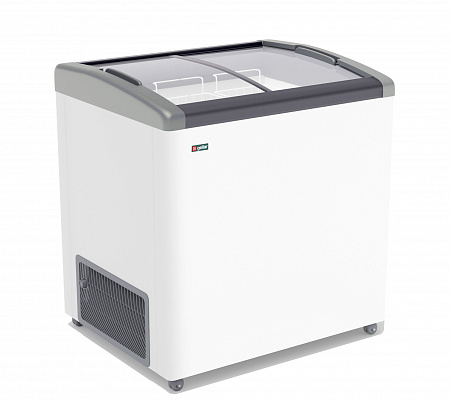 Ларь морозильный Gellar FG 250 E c наклонным гнутым стеклом